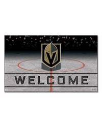 Vegas Golden Knights Crumb Rubber Door Mat by   