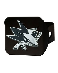 San Jose Sharks Hitch Cover Black by   