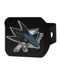 San Jose Sharks Color Hitch Cover Black by   