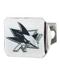 San Jose Sharks Hitch Cover Chrome by   