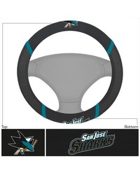 San Jose Sharks Steering Wheel Cover by   