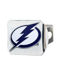 Tampa Bay Lightning Color Hitch Cover Chrome by   