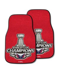 Washington Capitals 2-pc Carpet Car Mat Set by   