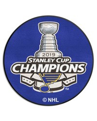 St. Louis Blues Puck Mat by   