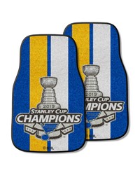 St. Louis Blues 2-pc Carpet Car Mat Set by   