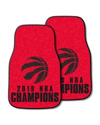 Toronto Raptors 2-pc Carpet Car Mat Set by   