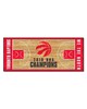 Fan Mats  LLC Toronto Raptors NBA Court Large Runner Tan