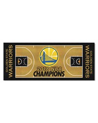 Golden State Warriors NBA Court Large Runner by   