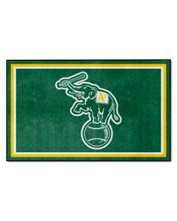 Oakland Athletics 4x6 Rug by   