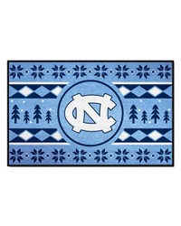 North Carolina Tar Heels Starter Mat Holiday Sweater by   