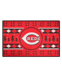 Cincinnati Reds Starter Mat Holiday Sweater by   