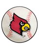 Fan Mats  LLC Louisville Cardinals Baseball Mat White