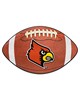 Fan Mats  LLC Louisville Cardinals Football Mat Brown