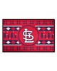 Fan Mats  LLC St. Louis Cardinals Starter Mat Holiday Sweater Red