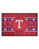 Fan Mats  LLC Texas Rangers Starter Mat Holiday Sweater Red