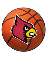 Louisville Cardinals Basketball Mat by   