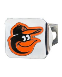 Baltimore Orioles Color Hitch Cover Chrome by   