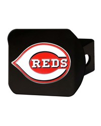 Cincinnati Reds Color Hitch Cover Black by   