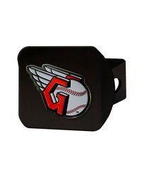 Cleveland Guardians Color Hitch Cover Black by   