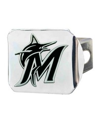 Miami Marlins Hitch Cover Chrome by   