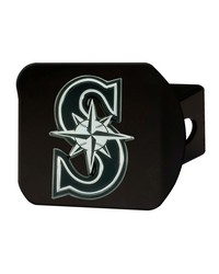 Seattle Mariners Hitch Cover Black by   