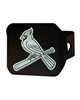 Fan Mats  LLC St. Louis Cardinals Hitch Cover Black Black