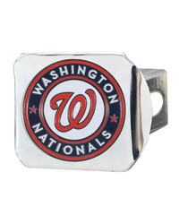 Washington Nationals Color Hitch Cover Chrome by   