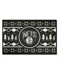 Brooklyn Nets Starter Mat Holiday Sweater by   