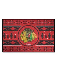 Chicago Blackhawks Starter Mat Holiday Sweater by   