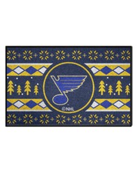 St. Louis Blues Starter Mat Holiday Sweater by   