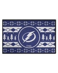 Tampa Bay Lightning Starter Mat Holiday Sweater by   