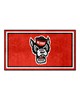 Fan Mats  LLC NC State Wolfpack 3x5 Rug Black