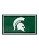 Fan Mats  LLC Michigan State Spartans 3x5 Rug Green