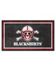 Fan Mats  LLC Nebraska Cornhuskers 3x5 Rug Black