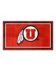 Fan Mats  LLC Utah Utes 3x5 Rug Red