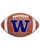 Fan Mats  LLC Washington Huskies Football Mat Brown