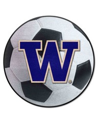 Washington Huskies Soccer Ball Mat by   