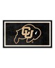 Fan Mats  LLC Colorado Buffaloes 3x5 Rug Black