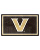 Fan Mats  LLC Vanderbilt Commodores 3x5 Rug Black