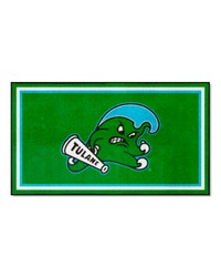 Tulane Green Wave 3x5 Rug by   