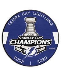 Tampa Bay Lightning Puck Mat by   