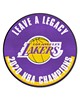 Fan Mats  LLC Los Angeles Lakers Basketball Mat Purple