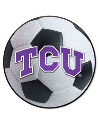 TCU Horned Frogs Soccer Ball Mat by   