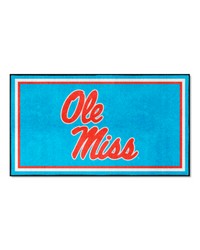 Ole Miss Rebels 3x5 Rug by   