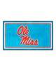 Fan Mats  LLC Ole Miss Rebels 3x5 Rug Light Blue