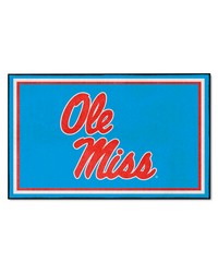 Ole Miss Rebels 4x6 Rug by   