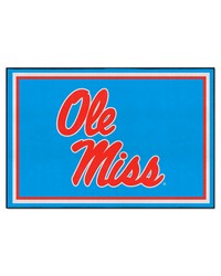 Ole Miss Rebels 5x8 Rug by   