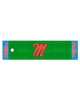 Fan Mats  LLC Ole Miss Rebels Putting Green Mat Light Blue