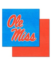 Ole Miss Rebels Team Carpet Tiles by   