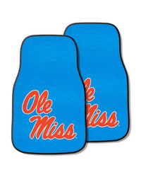 Ole Miss Rebels 2-pc Carpet Car Mat Set by   